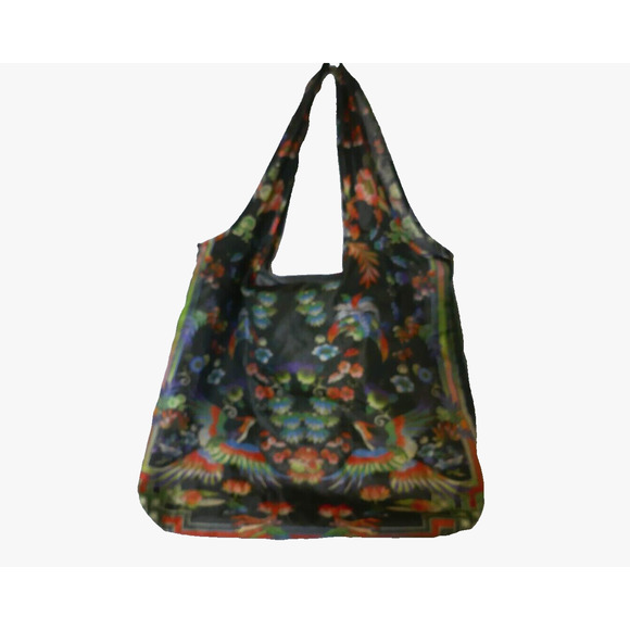 Johny Was Bag Reusable Packable Birds & Floral Shopping Tote - Picture 7 of 14